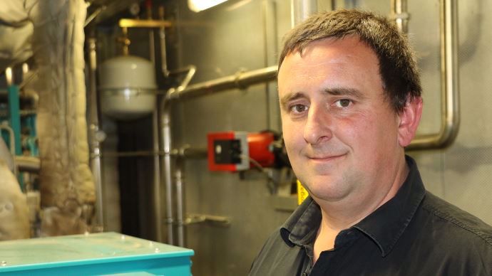 Julien Wyckaert, cogénérant d'Agri Flandres Energie, a diversifié son exploitation agricole
