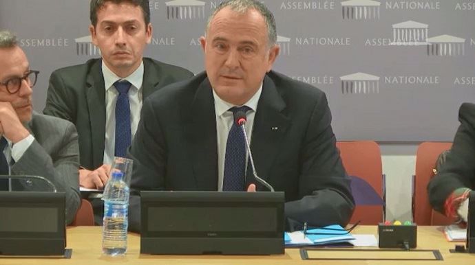 Didier Guillaume, devant les députés de la commission des affaires européennes à l'Assemblée nationale le 14 novembre 2018.