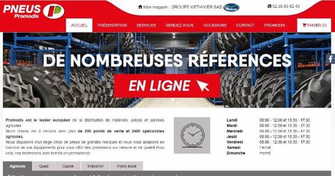 Promodis se lance dans le e-commerce des pneumatiques. (©Terre-net Média)