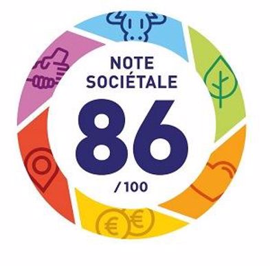 Etiquette simplifiée de note sociétale
