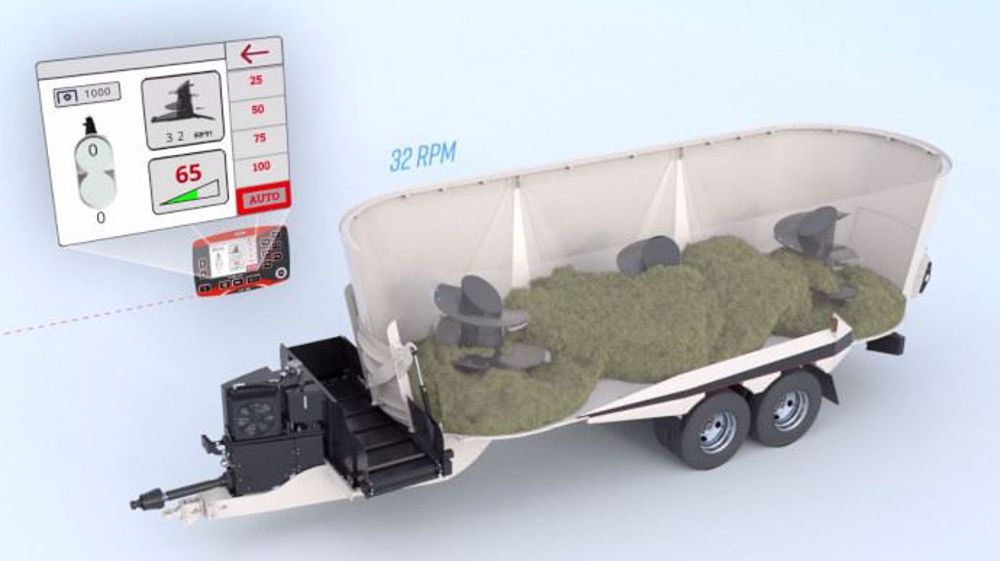 Kuhn installe une transmission CVT sur ses mélangeuses. (©Kuhn)