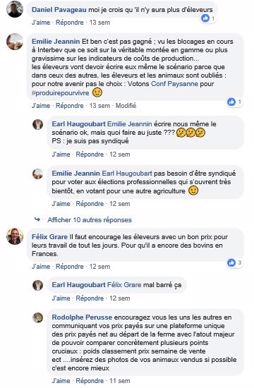 post facebook avenir de la filiere viande bovine