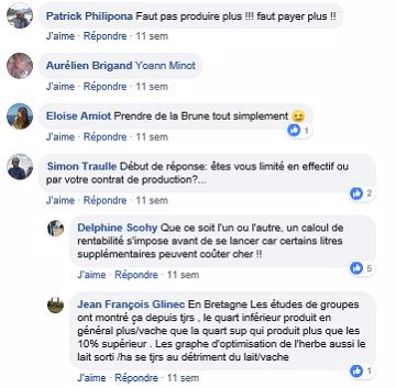 post facebook productivite laitiere