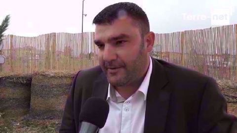 Jérémy Decerle, lors des Terres de Jim en septembre 2017 organisées dans l'Oise. (©Terre-net Média)