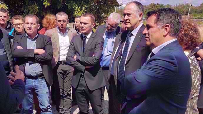 Le ministre de l'agriculture était en déplacement dans la Drôme et en Ardèche vendredi 26 avril 2019.