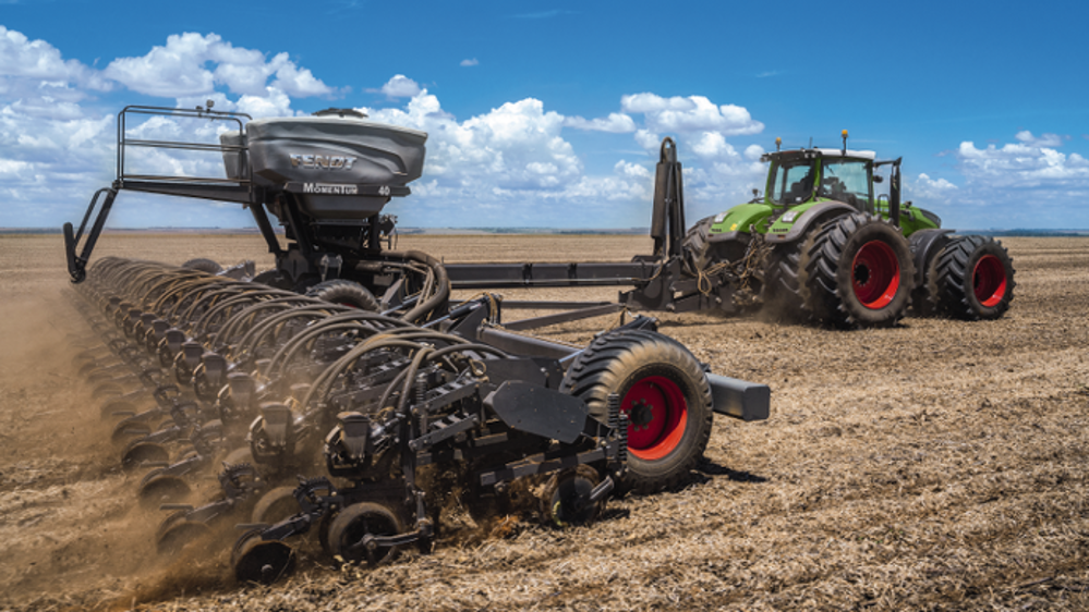 Fendt Momentum, un semoir 40 rangs pour les marchés export. (©Fendt)