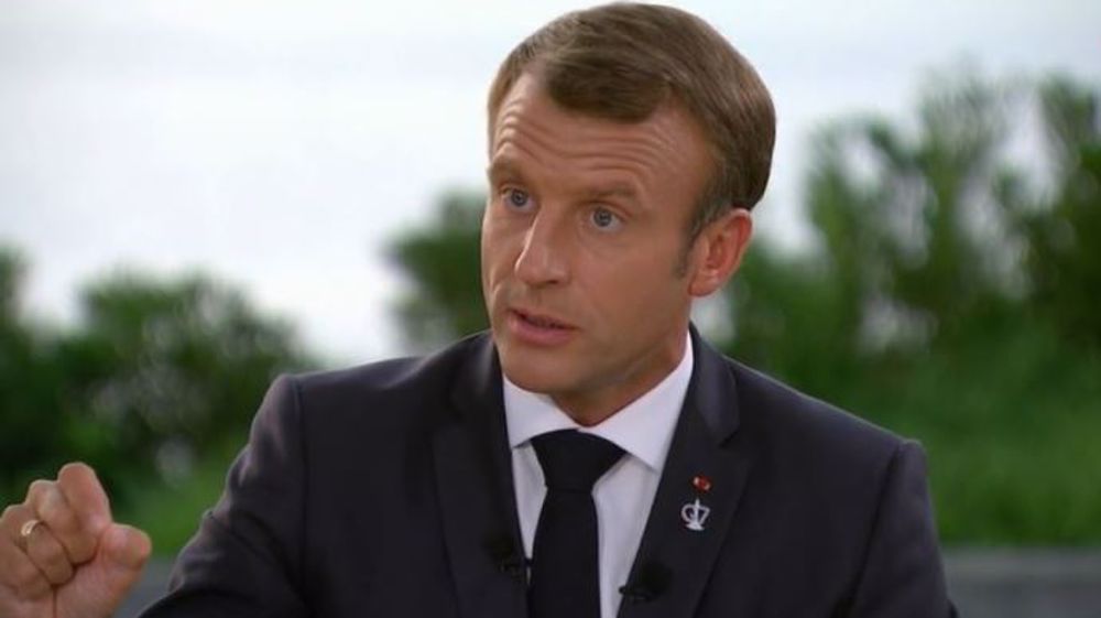 Emmanuel Macron, lors de son interview accordée à France 2 à l'issue du G7 à Biarritz (capture d'écran). (©Terre-net Média)