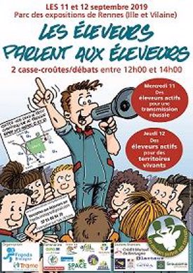 affiche dejeuner debat space 2019 sur transmission frgeda bretagne trame