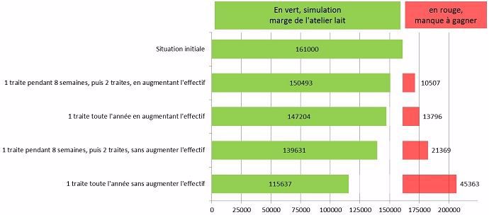 Passer mon troupeau en monotraite : quel impact sur la marge ?
