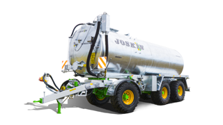 Freins pneumatiques de série, suspension, correcteur d'assiette, essieu tourelle... la gamme Roadliner rehausse le niveau de sécurité. (©Joskin) Freins pneumatiques de série, suspension, correcteur d'assiette, essieu tourelle... la gamme Roadliner rehausse le niveau de sécurité. (©Joskin)