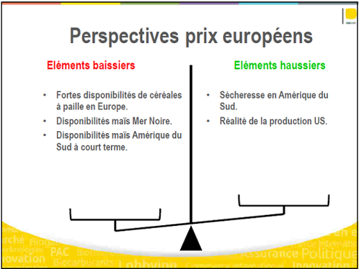Perspectives des prix européens du maïs