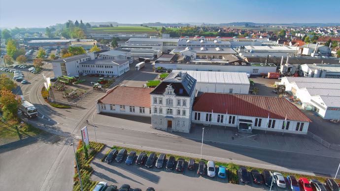 Usine matériel de récolte fourragère Claas de Bad Saulgau en Allemagne