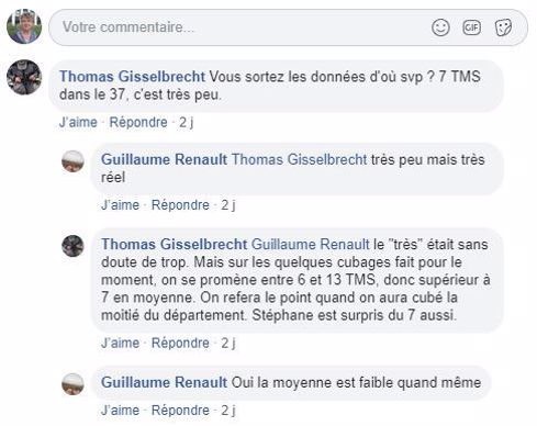 posts facebook rendements mais fourrage agreste