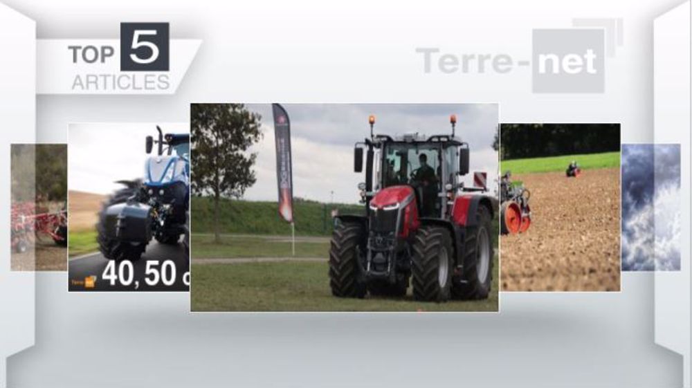 Les articles les plus lus sur Terre-net cette semaine. (©Terre-net Média)