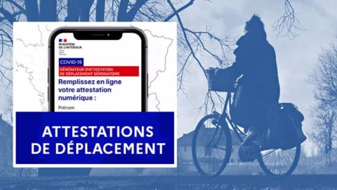 Confinement : les justificatifs de déplacement sont disponibles en ligne sur le site du ministère de l'Intérieur, ou via l'application TousAntiCovid. (©Pixabay/Gouvernement)