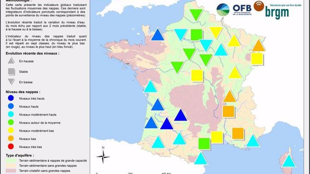 Etat Des Nappes Phr Atiques Au Ernovembre