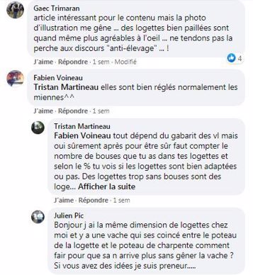 posts facebook logettes versus aire pailler