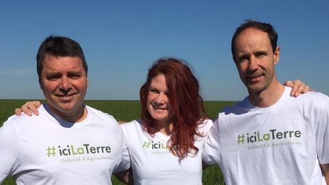 Les trois porte-paroles du collectif Ici La Terre (©Ici La Terre)