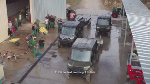 Polaris Ranger : un rôle essentiel lors des vendanges dans un vignoble français