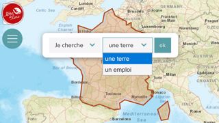 Objectif Terres : Le bon coin des annonces foncières par Terre de Liens. (©Objectif Terres) Objectif Terres : Le bon coin des annonces foncières par Terre de Liens. (©Objectif Terres)