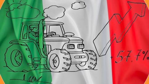 Des ventes records de matériel agricole au premier trimestre 2021 en Italie. (©Terre-net Média) Des ventes records de matériel agricole au premier trimestre 2021 en Italie. (©Terre-net Média)