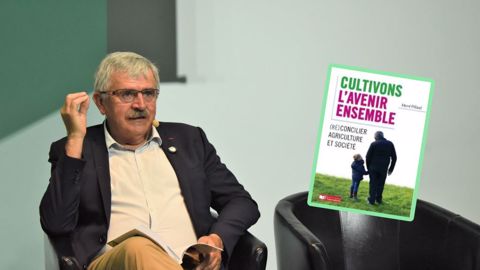 Dans son dernier ouvrage, l'agriculteur vendéen Hervé Pillaud propose de nombreuses pistes pour réconcilier durablement agriculture et société. (©Terre-net Média)