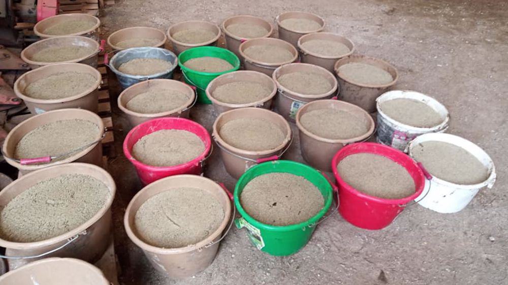 Pour sa première tentative, Guillaume Radigois a effectué 25 seaux à lécher pour vaches et génisses. (©Guillaume Radigois)