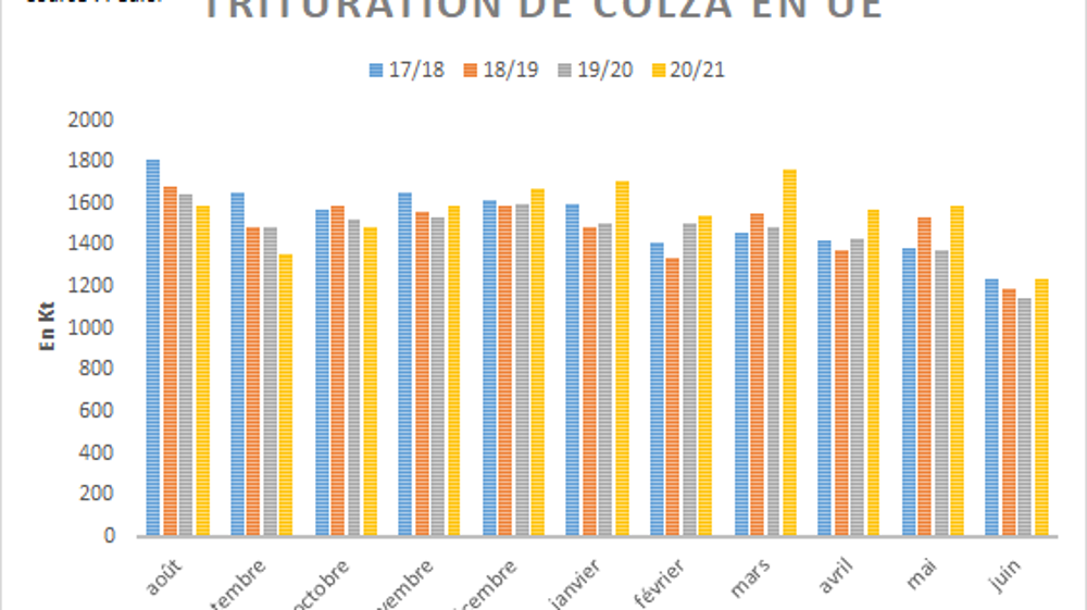Trituration européenne de colza