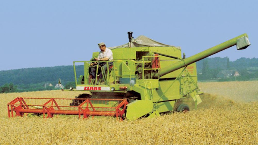 La moissonneuse-batteuse Claas Dominator fête son 50e anniversaire. (©Claas)