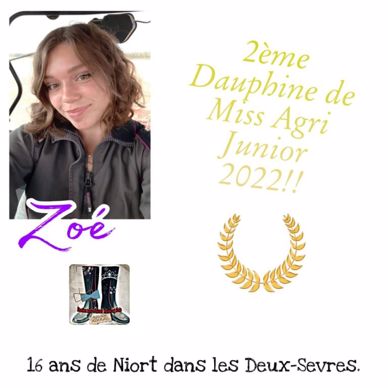 zoe 2e dauphine miss agri junior 2022