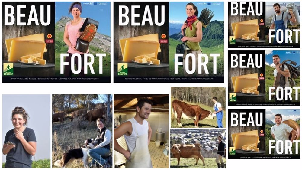 Caroline et Sonia cette année, comme Étienne, Mathieu et Marc l'an dernier, sont motivées pour assurer le renouvellement des générations d'éleveurs de Tarines et de producteurs de Beaufort ! (©Filière Beaufort)