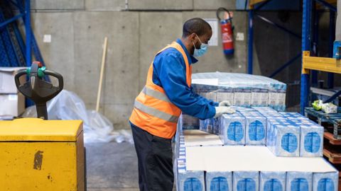 Avec la crise Covid, le nombre de demandeurs a augmenté en 2021. (©Banque alimentaire/Ghislène Gouraib) Avec la crise Covid, le nombre de demandeurs a augmenté en 2021. (©Banque alimentaire/Ghislène Gouraib)