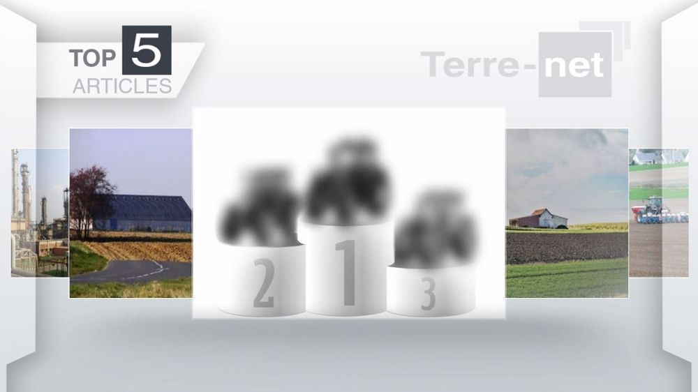  Articles les plus lus sur Terre-net cette semaine. (©Terre-net Média)
