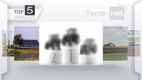  Articles les plus lus sur Terre-net cette semaine. (©Terre-net Média)