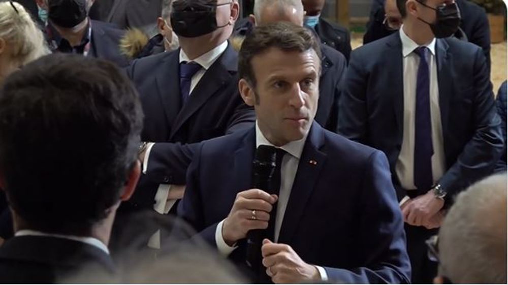 Emmanuel Macron au Sia 2022. (©Compte twitter EmmanuelMacron)