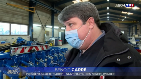 Interviewé par TF1 cette semaine, le président de la société Carré faisait preuve de prudence devant les caméras.