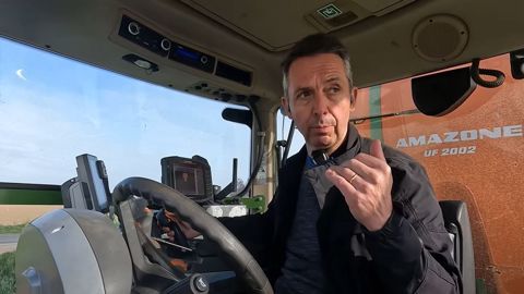 Installé dans le Pas-de-Calais, Thierry Baillet explique ses choix concernant l'agriculture biologique. (©Capture vidéo Thierry agriculteur d'aujourd'hui)