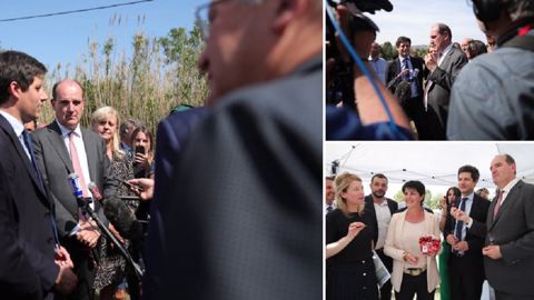Le Premier ministre a indiqué que le gouvernement « aviserait en fonction des demandes de la profession s'il y a nécessité » de nouvelles aides d'urgence. (©Ministère de l'agriculture) Le Premier ministre a indiqué que le gouvernement « aviserait en fonction des demandes de la profession s'il y a nécessité » de nouvelles aides d'urgence. (©Ministère de l'agriculture)