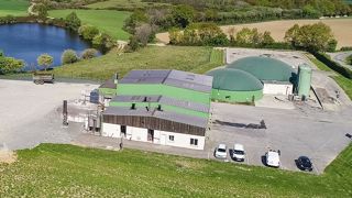 L'unité de méthanisation valorise 17 000 tonnes d’effluents, 6 à 7 000 tonnes de déchets alimentaires.(©Agribiométhane) L'unité de méthanisation valorise 17 000 tonnes d’effluents, 6 à 7 000 tonnes de déchets alimentaires.(©Agribiométhane)