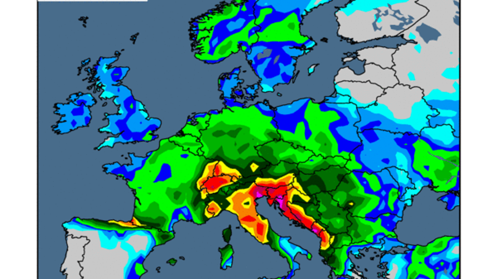 Le climat français risque de rester très humide sur le mois de mai. (©WorldAgWeather)