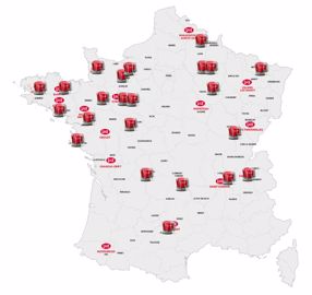 Carte du Tour de France Lely