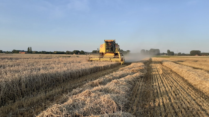 Les secoueurs limitent le débit de chantier, mais permettent de préserver la qualité de la paille.