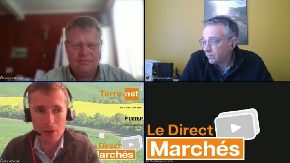 Le premier Direct Marchés s'est tenu mi-mai 2023 avec les experts de Piloter sa ferme.