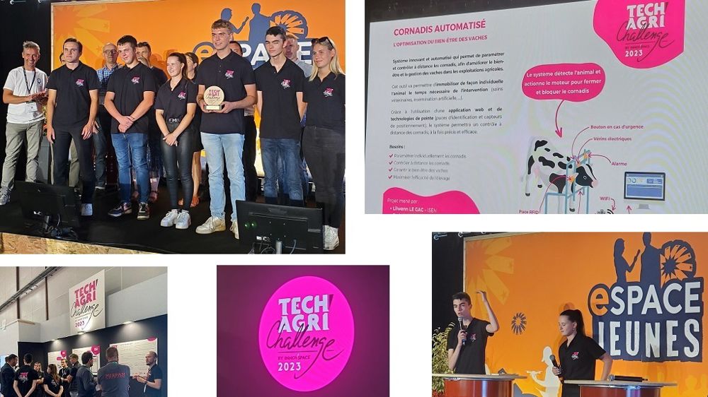 Une quinzaine d'étudiants ont participé à la première édition du Tech'Agri Challenge. Ils ont pitché leurs projets et reçu leur récompense au Space.