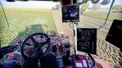 L'arrachage devient quasiment autonome sur un rang.