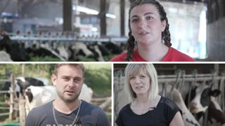 70 VL et des productions végétales sur 230 ha pour Marie / 110 VL sur 96 ha de SAU pour Alexandra et Clément. 70 VL et des productions végétales sur 230 ha pour Marie / 110 VL sur 96 ha de SAU pour Alexandra et Clément.