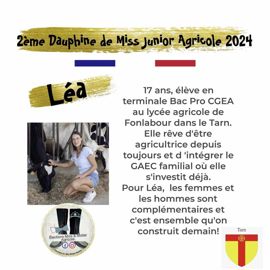 2e dauphine Miss agri junior 2024