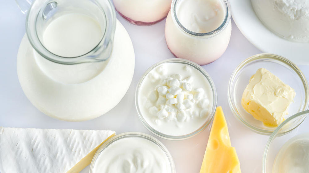Assortiment de produits laitiers