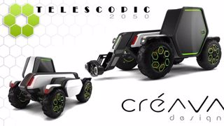 Créava Design esquisse le télescopique de 2050 Créava Design esquisse le télescopique de 2050