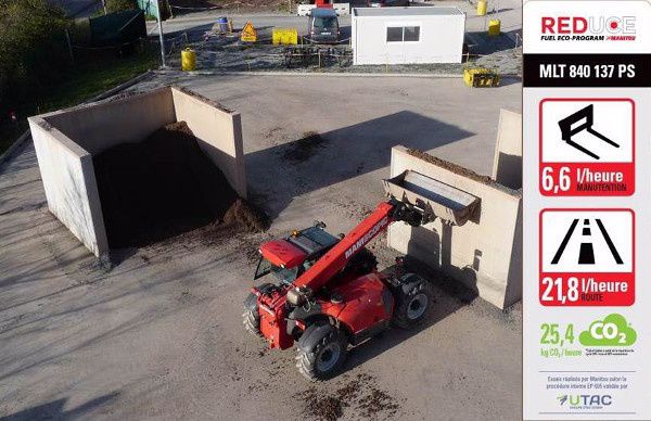 Test de consommation pour un télescopique Manitou